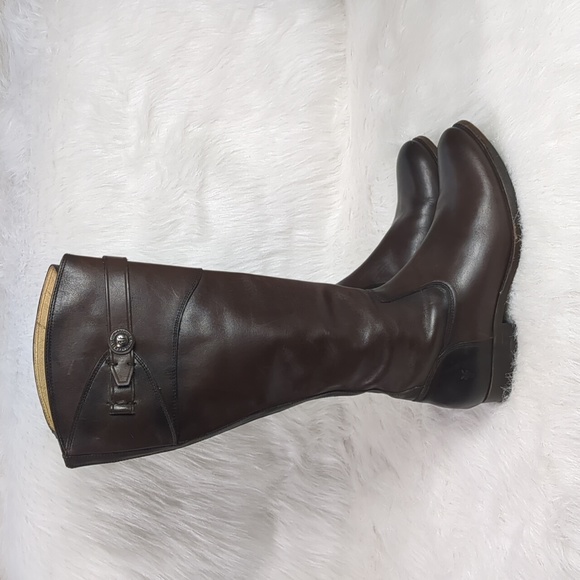 Frye Molly Button Riding Boot Tall 8 - Picture 1 of 12